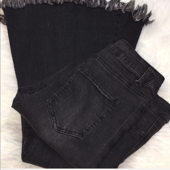 Charcoal Ultra Flared Denim Jeans - Picture 5 of 8